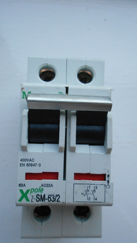 Moeller xpole 2 63a - moeller, z-sm-63/2