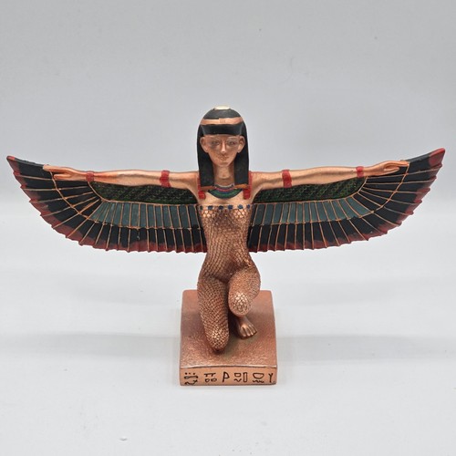 Egyptian isis statue winged - egyptian,