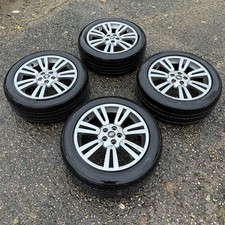 GENUINE SET OF 4 RANGE ROVER VOGUE L322 14 SPOKE 20" ALLOY WHEELS & TYRES