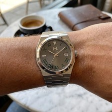 Luxury stainless steel watch - steel,