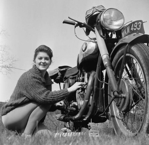 British motorcycle stunt - , rider