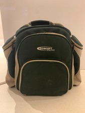 Luxurious Concept picnic rucksack. Two pockets for cooling bottles. Great space