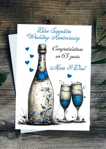Blue sapphire 65th anniversary - sapphire,