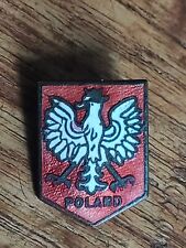 WW2 Polish Eagle Badge  | POLAND ENAMEL PATRIOTIC Pin Eagle Badge Collins London