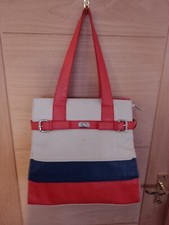 Dents Cream, Navy & Orange