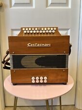 Castagnari Studio G/C Melodeon - With Hard Case And 2 Straps - 2 Voice 