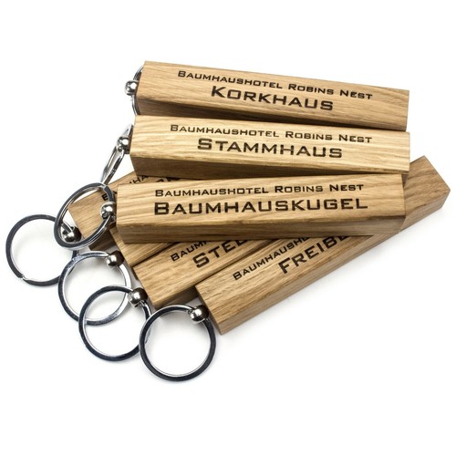 Xxl keyring wood engraving - xxl,