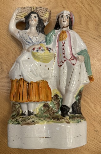 Staffordshire pottery flatback - staffordshire,