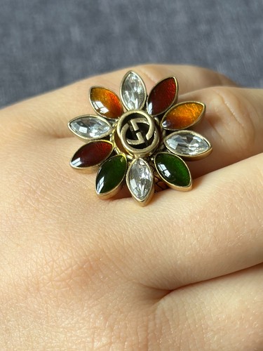 Gucci floral crystal - gucci,