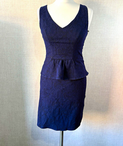 Oasis navy blue - blue, jacquard