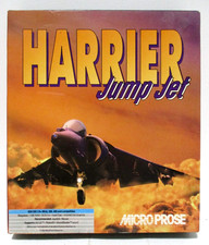 Vintage Harrier Jump Jet PC Game Microprose - 3 disks - Falkland Islands map etc
