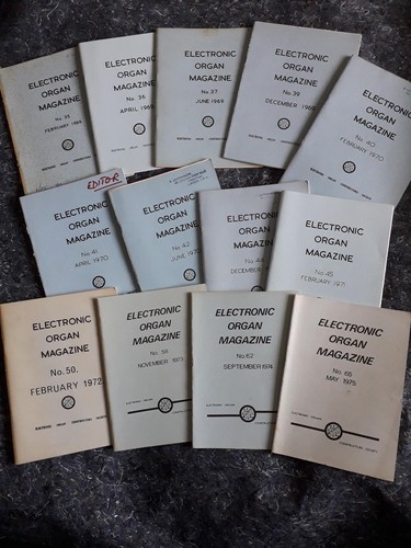 Electronic organ magazine - organ,