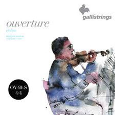 Galli OV40 VIOLIN OVERTURE STRINGS, Full size, Steel core, nickel-steel wound.