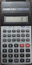 Vintage Casio Fx-82lb Fraction