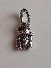Chamilia petite sterling silver 925 lucky waving cat bracelet charm