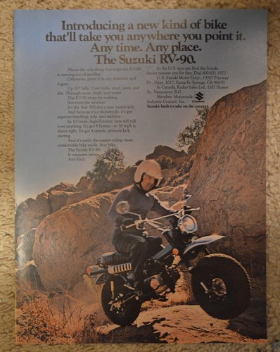 1972 suzuki page motorcycle - page,