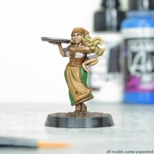 FANTASY TAVERN WENCH NPC, Tabletop Rpg, DnD, Female Resin Miniature 28mm 32mm