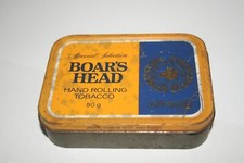 Vintage Boar’s Head Tobacco Tin, Pritchard and Burton London LTD Made In England