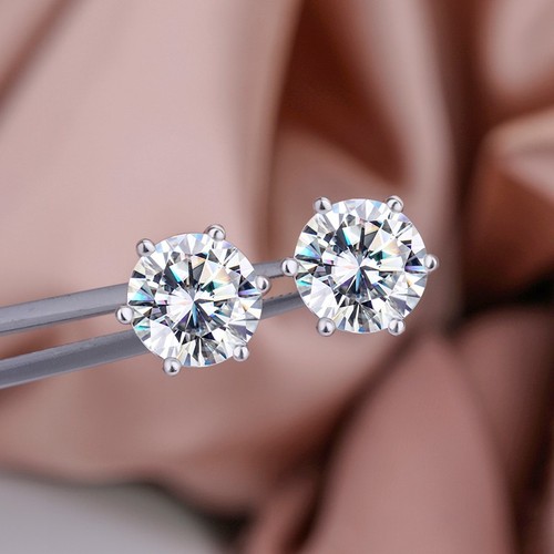 8mm round real moissanite - real,