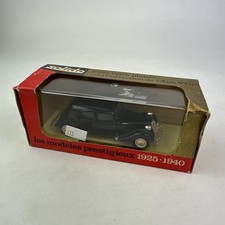 Solido Diecast Metal 1:43 Scale 1938 Citroen 15cv