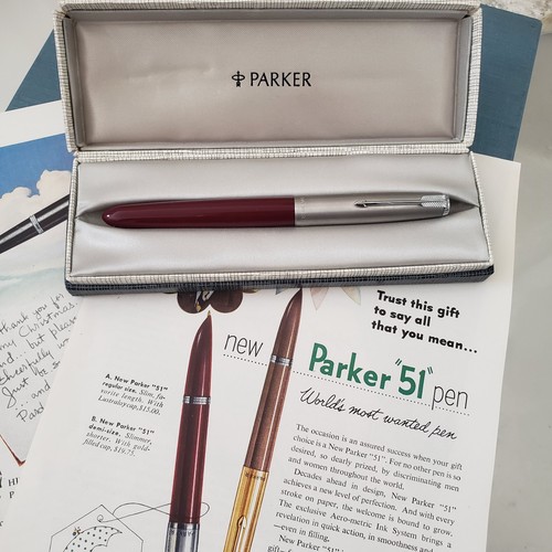 1960 parker fountain pen - parker,