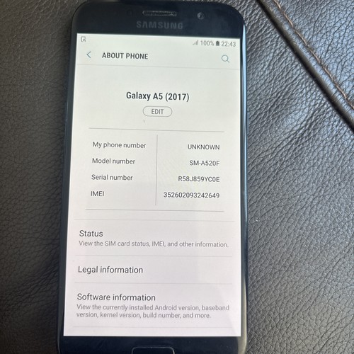 Samsung galaxy 2017 black - galaxy, a5