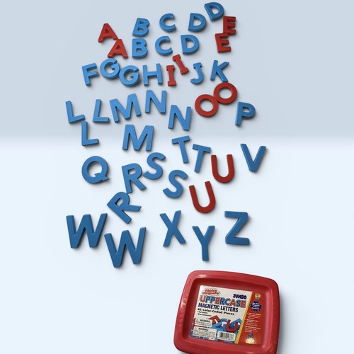 Jumbo alphabet magnets - alphabet, abcs