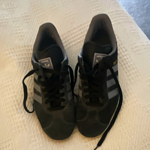 Adidas gazelle black - adidas, black/grey