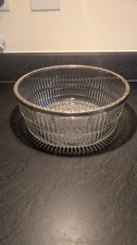 Large Crystal Decorative Bowl Dish Salad Crisp Wedding Fruit Display Home Decor