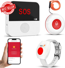 Personal Alarm Wifi Rechargeable Smart Pager Phone Alert Elderly Seniors