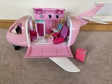 * MATTEL 1999 Barbie Airplane Passport Glamour Vacation Jet Aeroplane Pink *