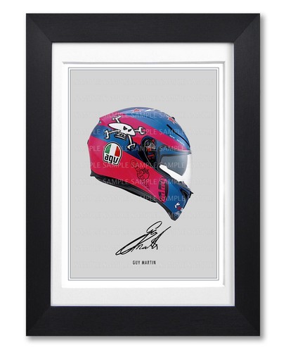 Guy martin signed - signed, helmet