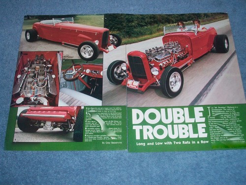 1932 ford roadster - roadster, twin