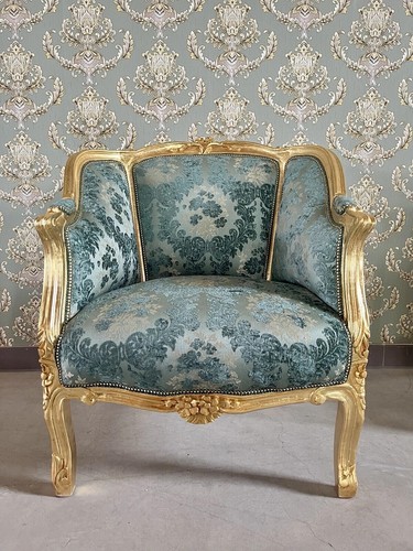 Armchair french louis ear - armchair,