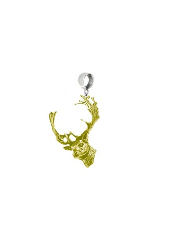 A63 fallow deer head - fallow, gold