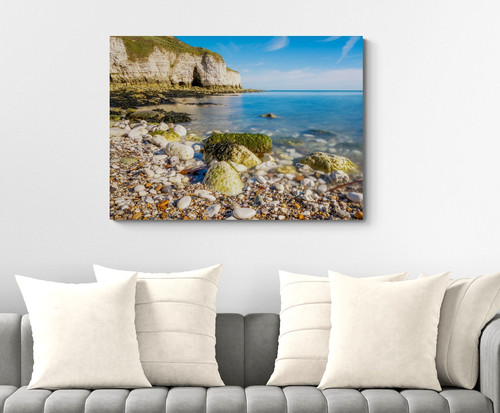 Flamborough beach seaside - flamborough,