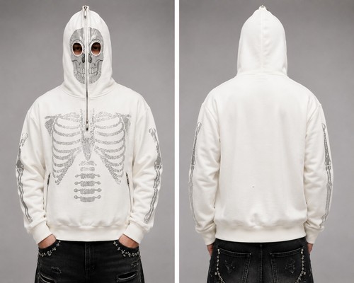 Guapi skeleton hoodie - skeleton,