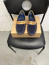 Barker William Creative Collection Mens Suede Loafers Slip On Shoes Size 8