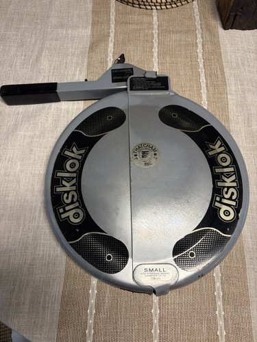 Disklok silver steering wheel - disklok,