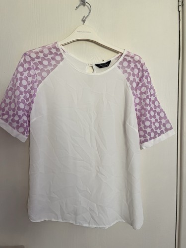 Max white lilac floral - t,