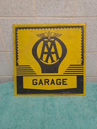 Garage metal advertising - aa,