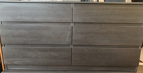 Ikea kullen black drawer - black, 6