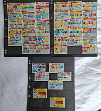 40 ORIGINAL 1960 BAZOOKA JOE D8 SERIES WAX BUBBLE GUM COMICS, ALL DIFFERENT