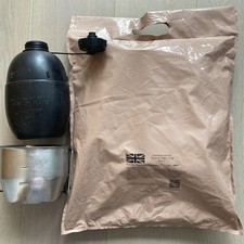 British Army 24 hour ration pack, 2023 water bottle BCB issue metal mug