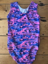 Girls Gymnastics/ Trampolining Leotard Age 7-8