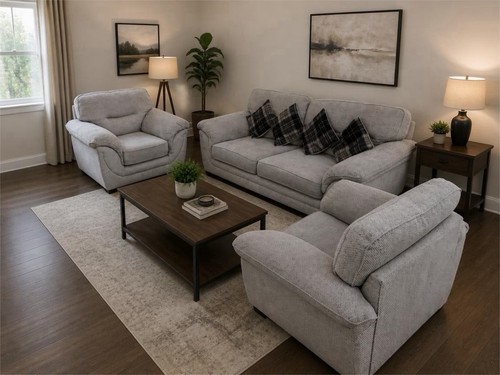 Grey dfs seater sofa and - 3,
