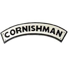 "Cornishman" Cast Iron Sign