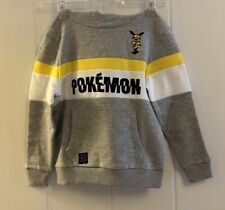 Pokemon 025 Children’s Hoodie / jumper Age 7-8 years grey pikachu nintendo