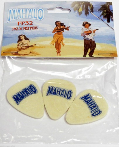 Mahalo felt pick plectrum - felt, for