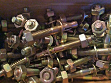 M10 x 75mm THROUGH BOLT BOX OF